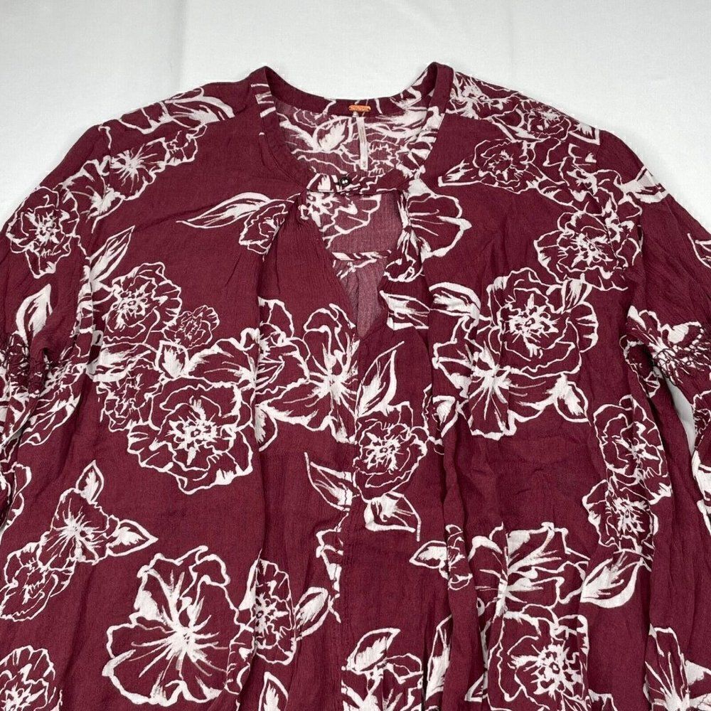 Free People Tree Swing Floral Print Tunic Mini Dress - Picture 2 of 7